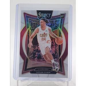 2024-25 Panini Select Basketball Jaylon Tyson White RC /149